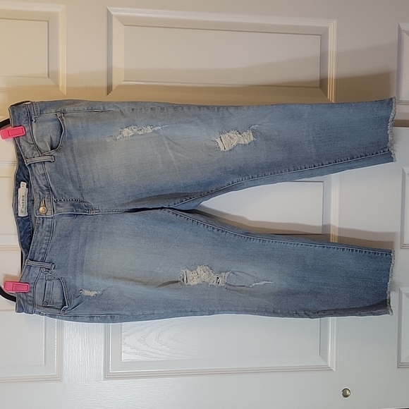 torrid Denim - Torrid Distressed Crop Jeans